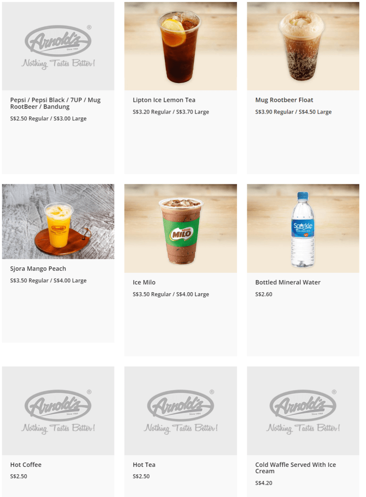 Arnold's Fried Chicken Beverages