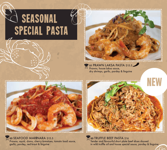 Craze Kitchen Fusion Pasta Menu