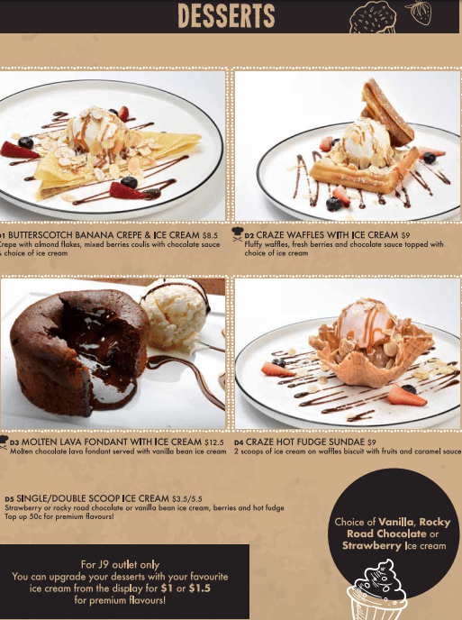 Craze Kitchen Desserts 