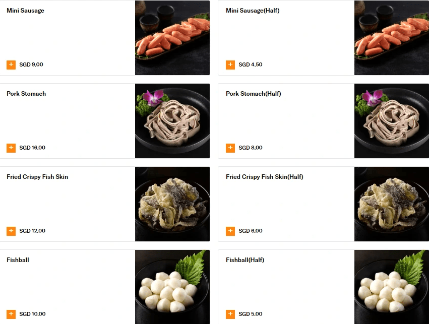 APPETIZERS MENU 