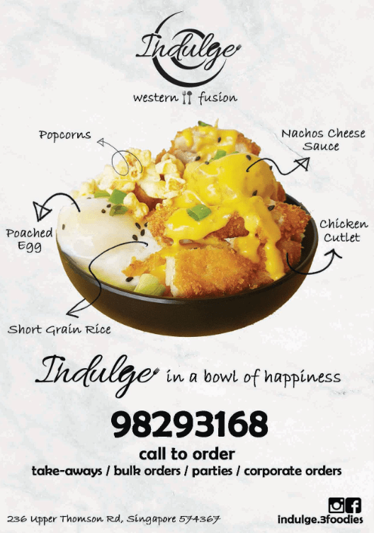 Indulge Menu & Price Singapore (Updated 2024)