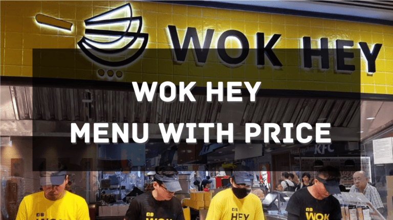 Wok Hey Singapore Menu