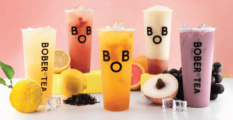 Bober Tea Menu