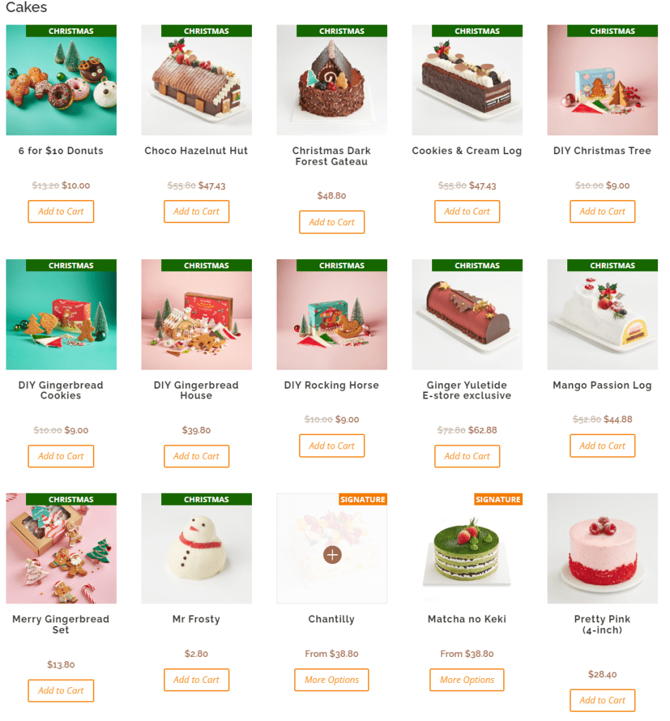 BreadTalk Cakes 