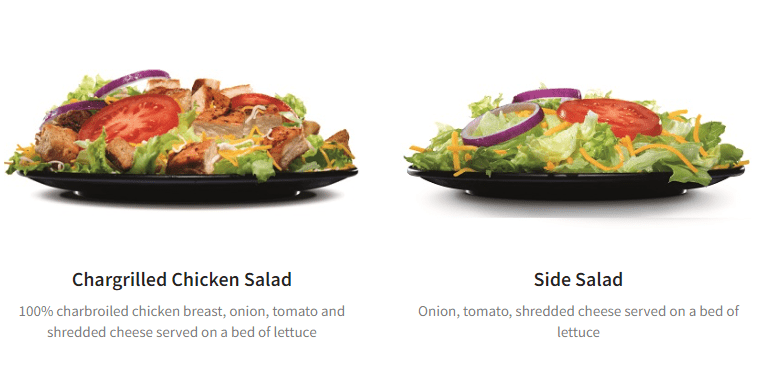 CARL'S JR SALADS