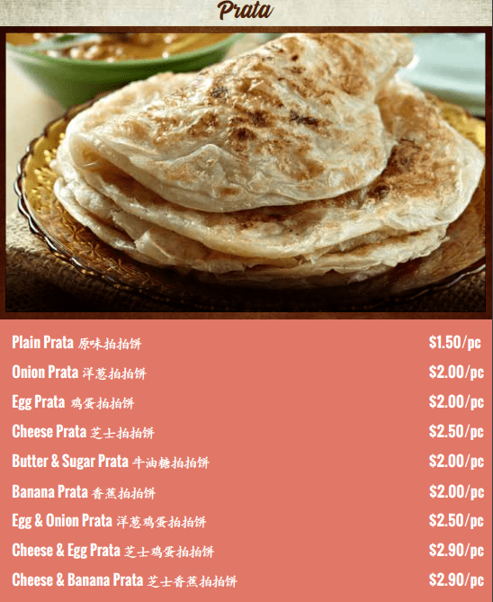 Curry Times Prata