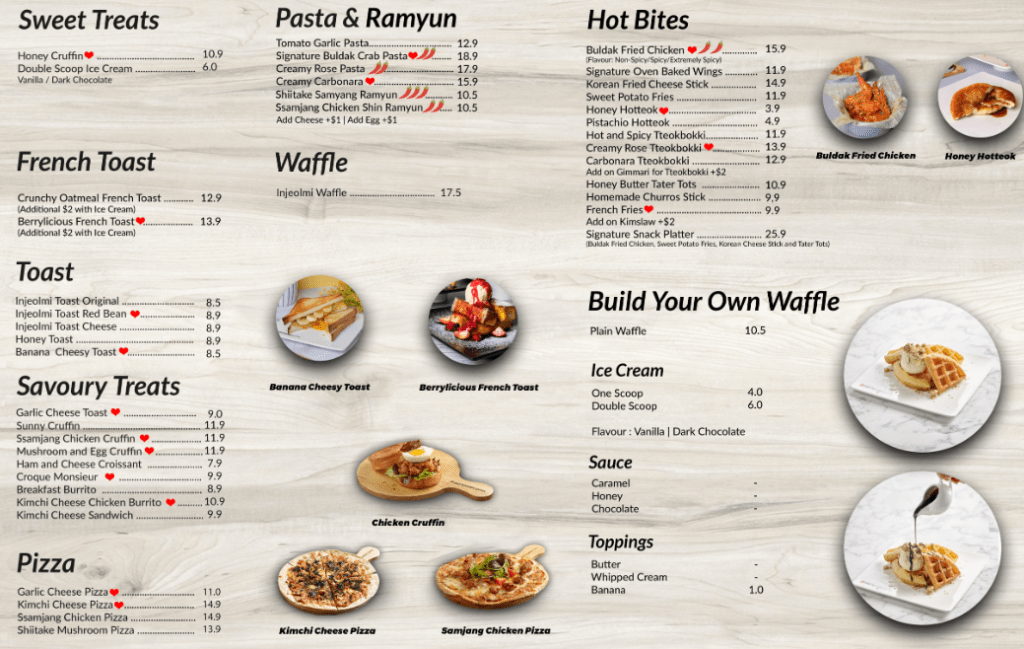 Dal.komm Coffee Specials Menu Price