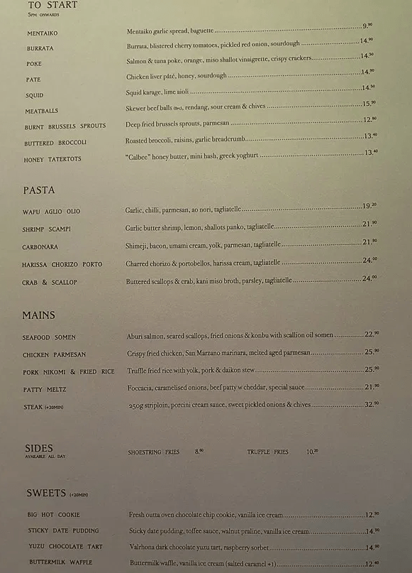 Neptune Singapore main Menu