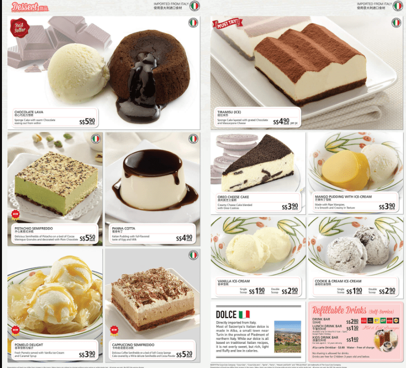 SAIZERIYA DESSERTS 