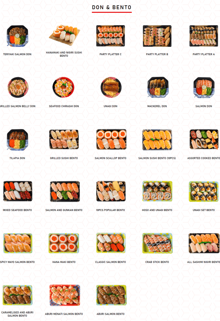 Sushi Express Menu Singapore Price List 2023