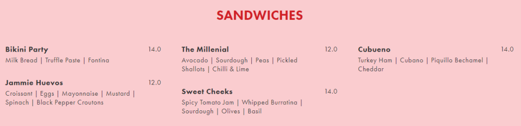 The Great Mischief Sandwiches