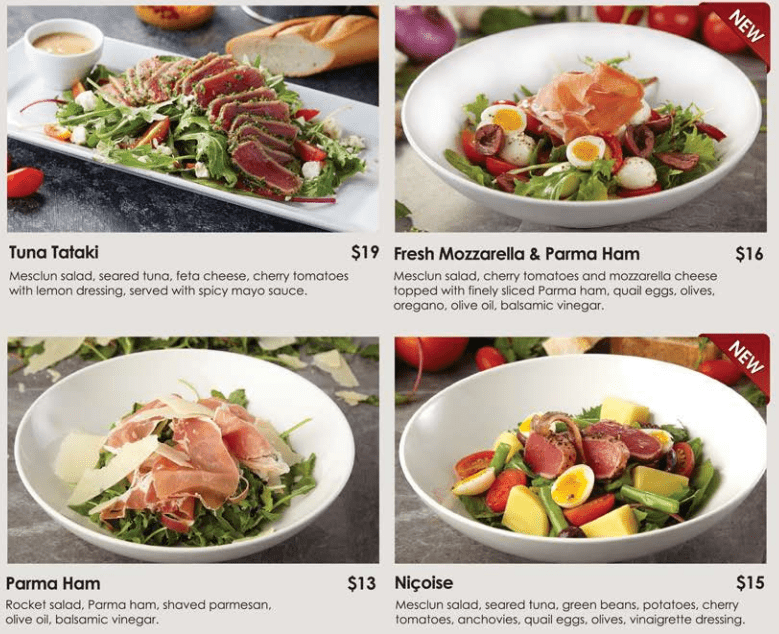 Wine Connection Salads