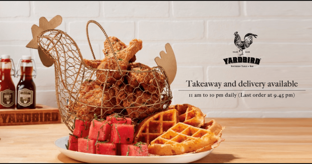 Yardbird Menu