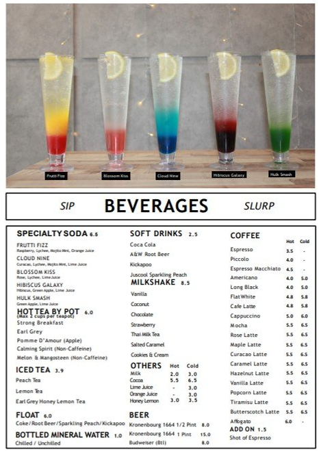 Common Chefs Bistro Beverages