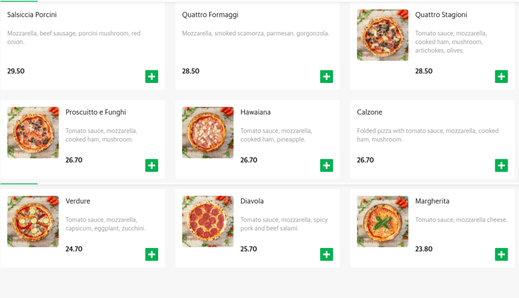 La Pizzaiola Menu Singapore 2023