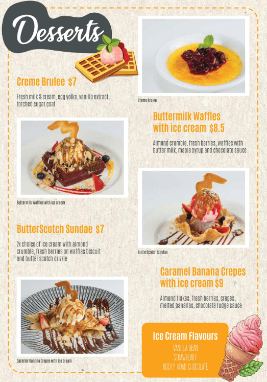 Molten Diners Desserts