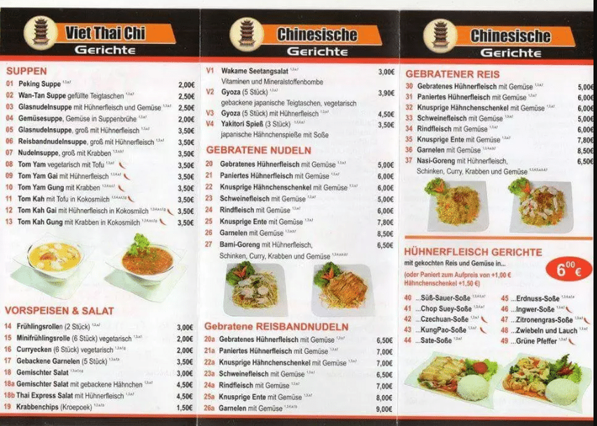 Thai Express Menu Singapore List Price