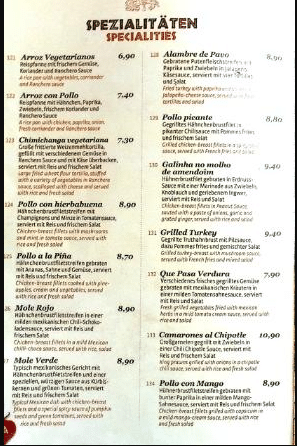 Que Pasa Menu Singapore List