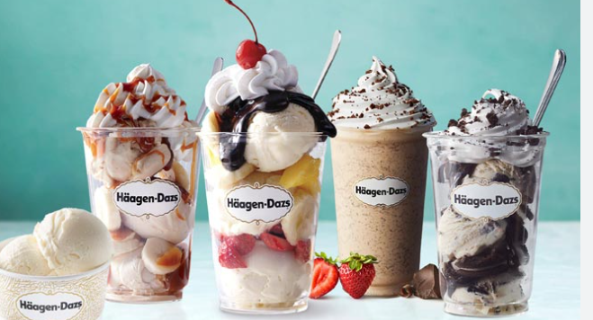 Haagen Dazs Menu Singapore 2023