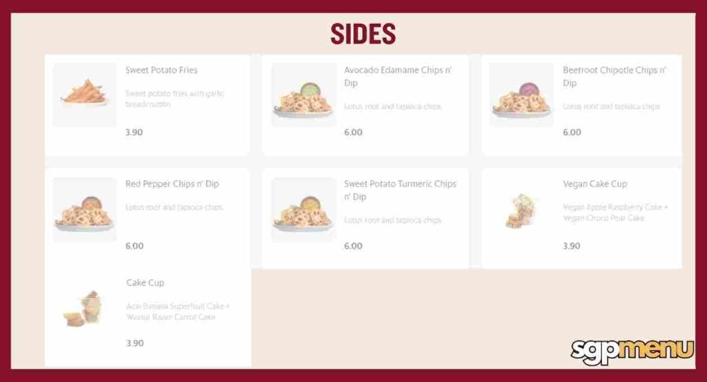 Heybo SG Menu - Sides