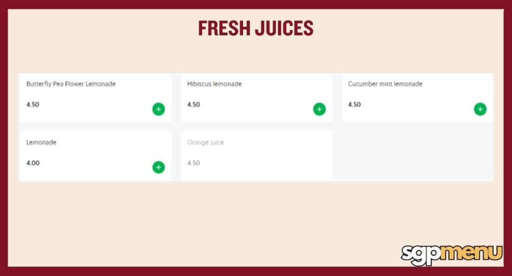 Rolly Olly Fresh Juices Prices