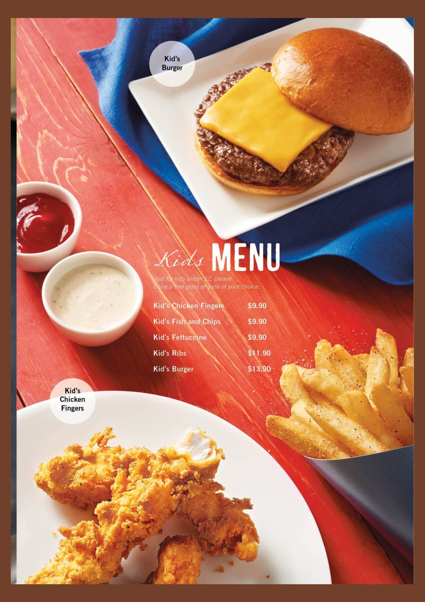 Outback Steakhouse Kids Menu