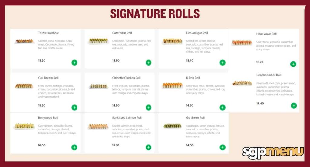 Rollie Ollie Singapore Signature Rolls