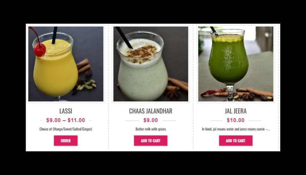 Dabbawalla Mocktails Prices