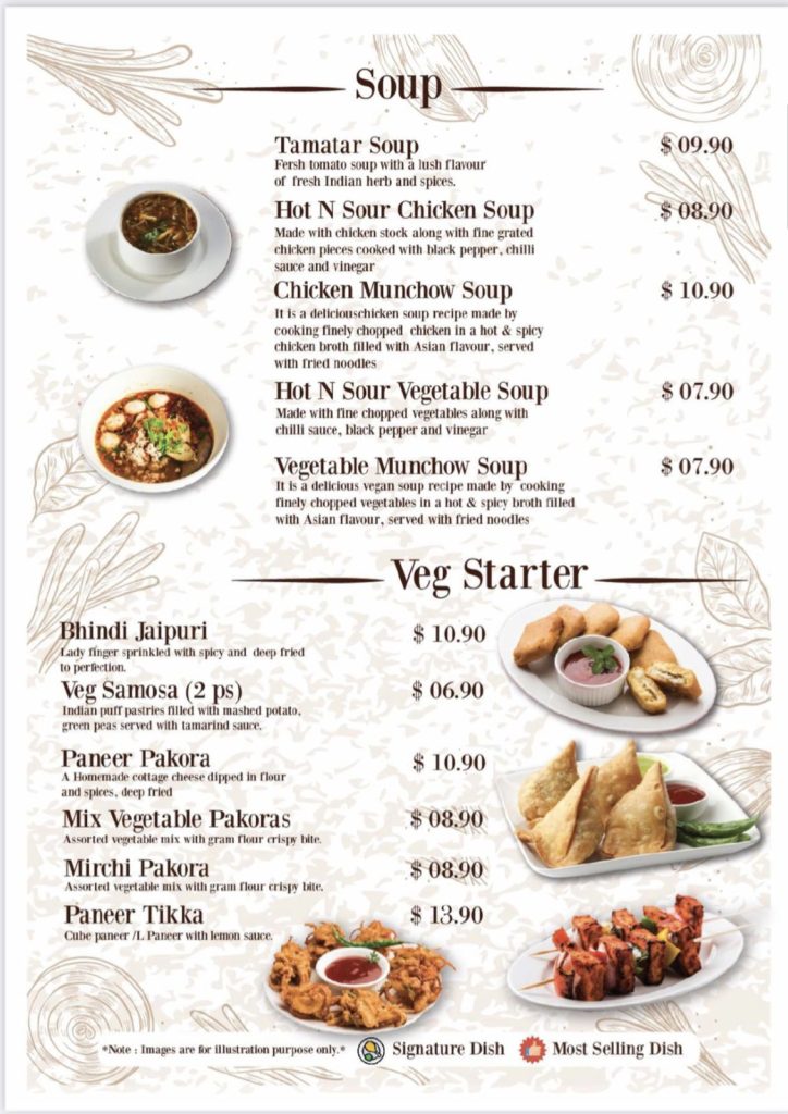 Royal Biryani SG Menu - Soups